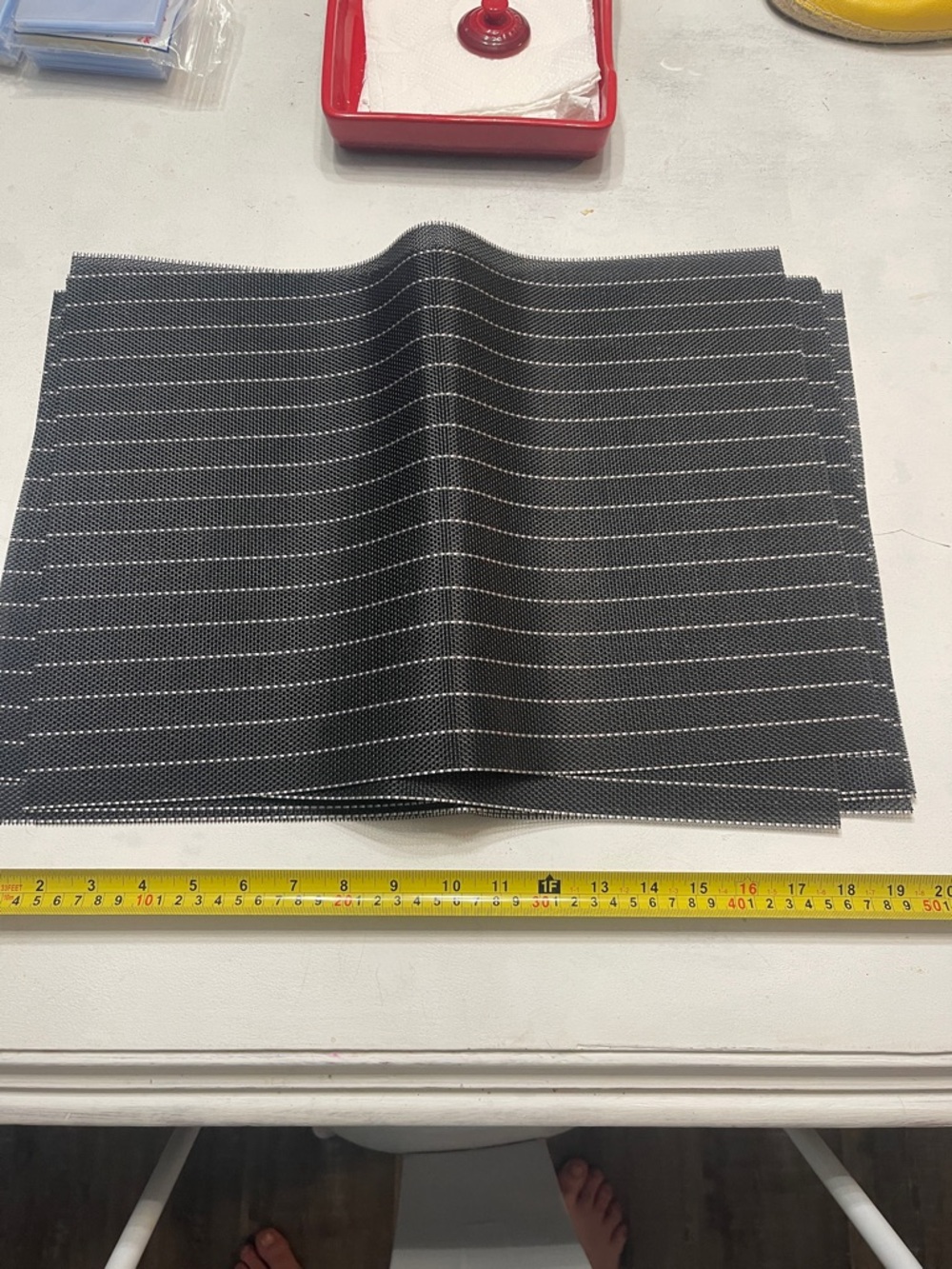 Black and White Placemat Set 6 total